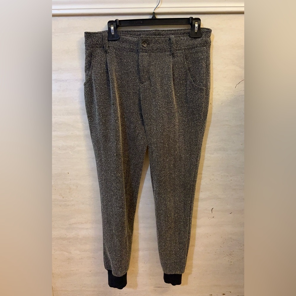 Free People Herringbone Constructed Knit Jogger Pants